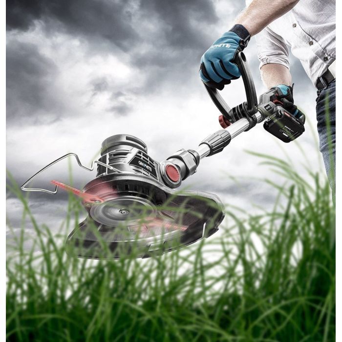 Тример садовий Graphite Energy+ 18V, 25.4см, 1.8кг (без АКБ та ЗП) (58G030) зображення 11