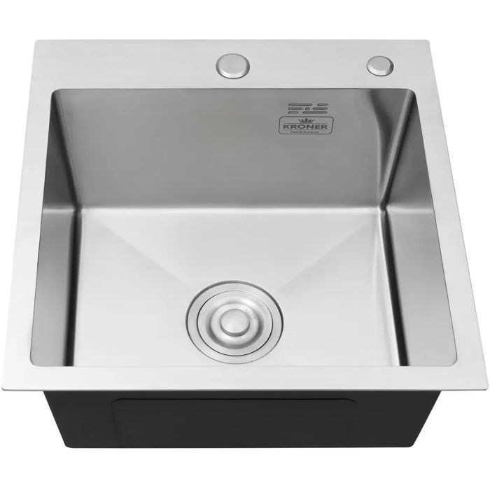 Мийка кухонна Kroner Gebьrstet-4545HM (CV033855) зображення 2