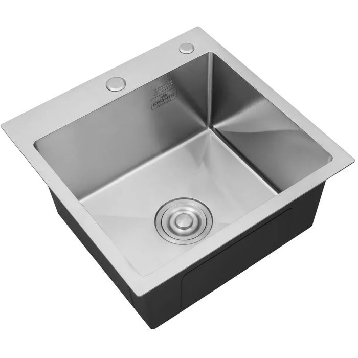 Мийка кухонна Kroner Gebьrstet-4545HM (CV033855) зображення 3