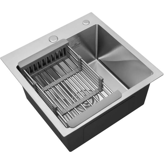 Мийка кухонна Kroner Gebьrstet-4545HM (CV033855) зображення 7