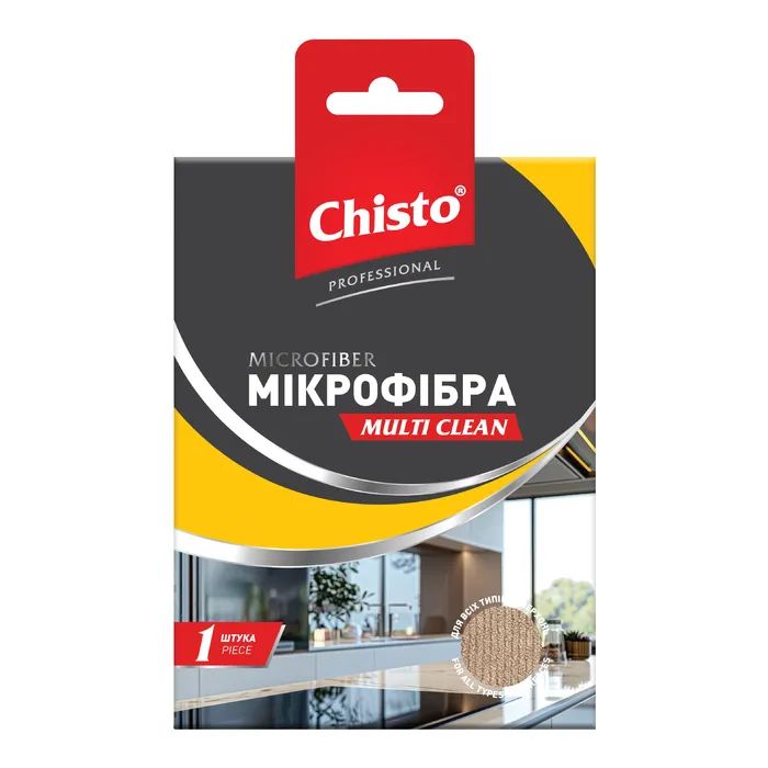 Серветки для прибирання Chisto Multi Clean Мікрофібра 1 шт. (4820204702861)