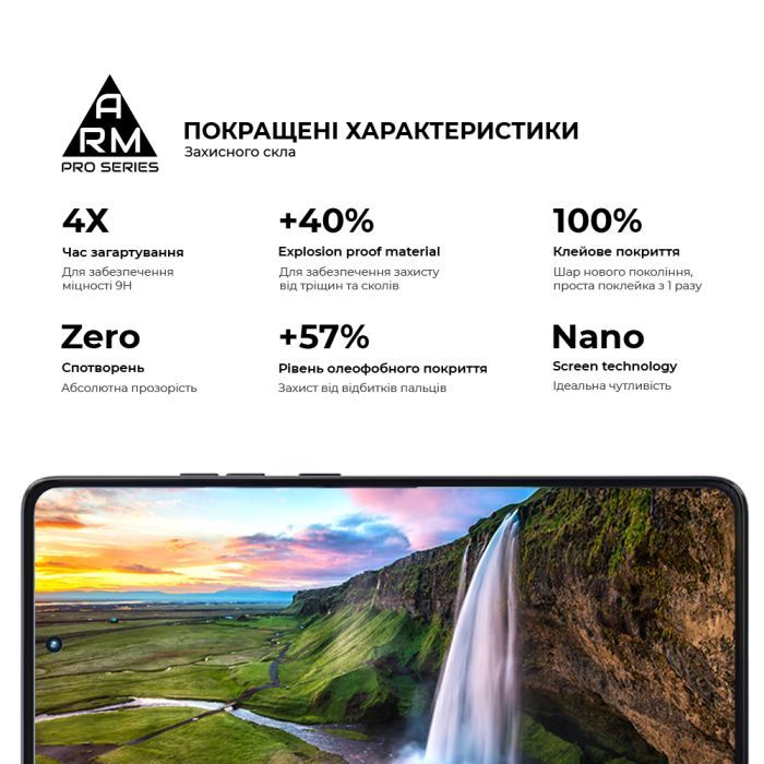 Стекло защитное Armorstandart Pro Motorola G86 Power 5G (ARM86588) изображение 5