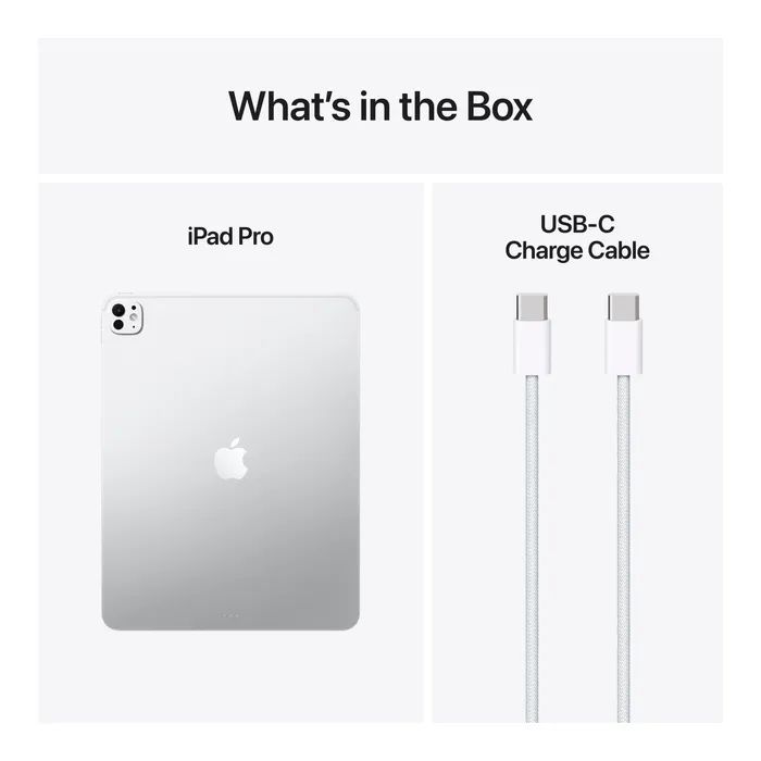 Планшет Apple iPad Pro 13" M5 Wi‑Fi + Cellular 512GB with standard glass - Silver (ME8C4TY/A) изображение 10