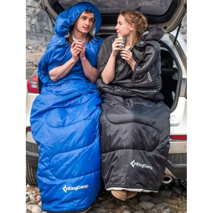 Спальний мішок KingCamp Lona 250 Black (KS2401_BLACK_L) зображення 4