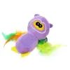 Іграшка для котів Hippie Pet Сова фіолетова 10 см (HIPCT2304032V)