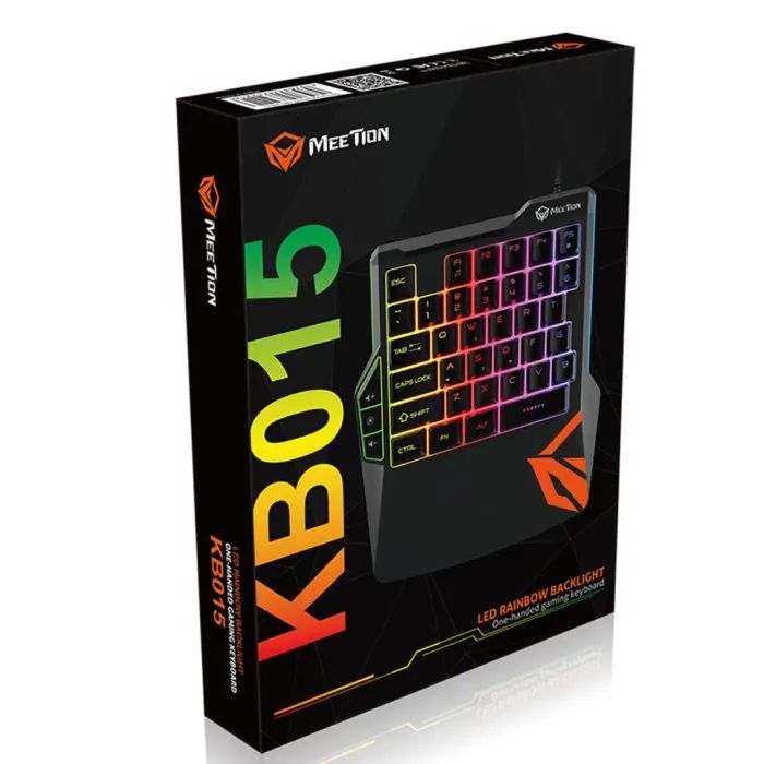 Клавіатура Meetion KB015 USB Black/Orange (MT-KB015-A) зображення 3