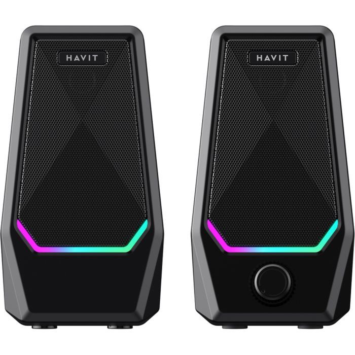 Акустическая система Havit SK768 USB RGB Black (6939119042585) изображение 2