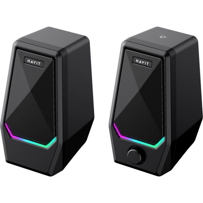Акустическая система Havit SK768 USB RGB Black (6939119042585) изображение 3