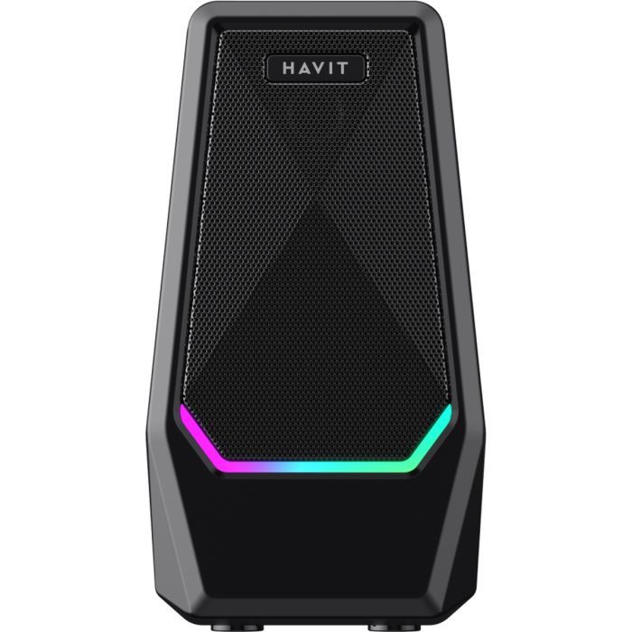 Акустическая система Havit SK768 USB RGB Black (6939119042585) изображение 8
