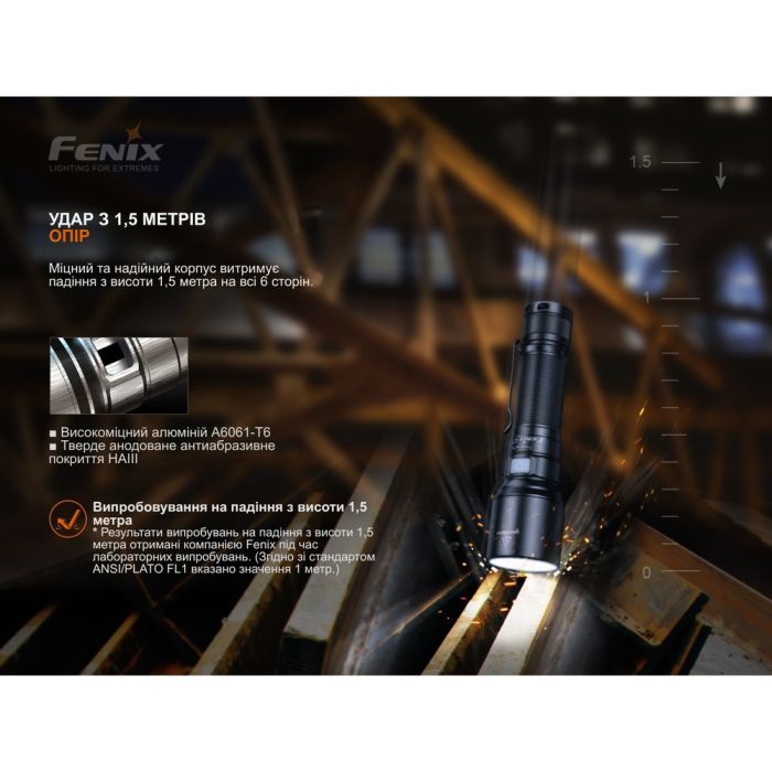 Фонарь Fenix C7 зелений (C7green) изображение 8