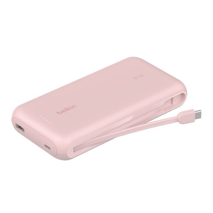 Батарея універсальна Belkin 20000mAh, 30W USB-C Pink (BPB024HQPK) зображення 3