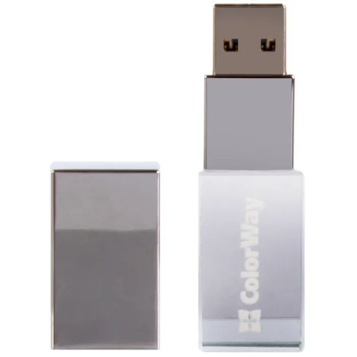 USB флеш накопитель ColorWay 32GB 3.0 Transparent (CW-USBCL32) изображение 2