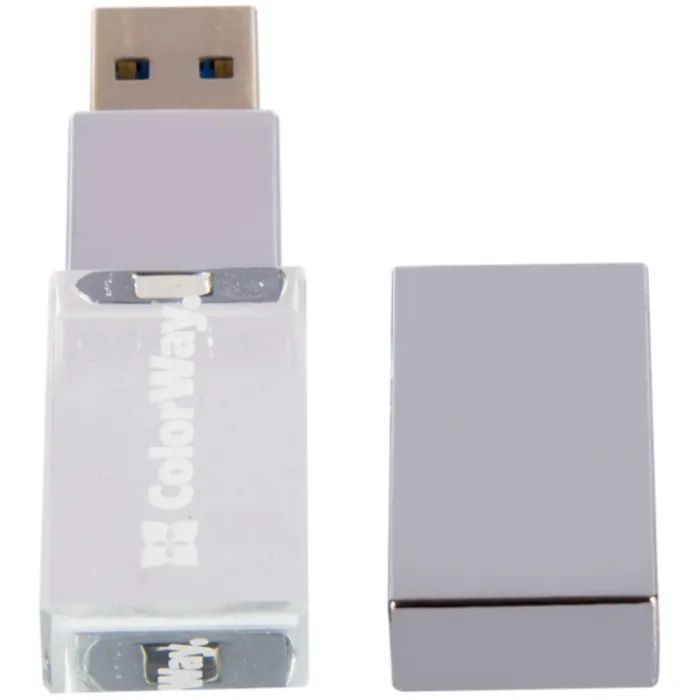 USB флеш накопитель ColorWay 32GB 3.0 Transparent (CW-USBCL32) изображение 5