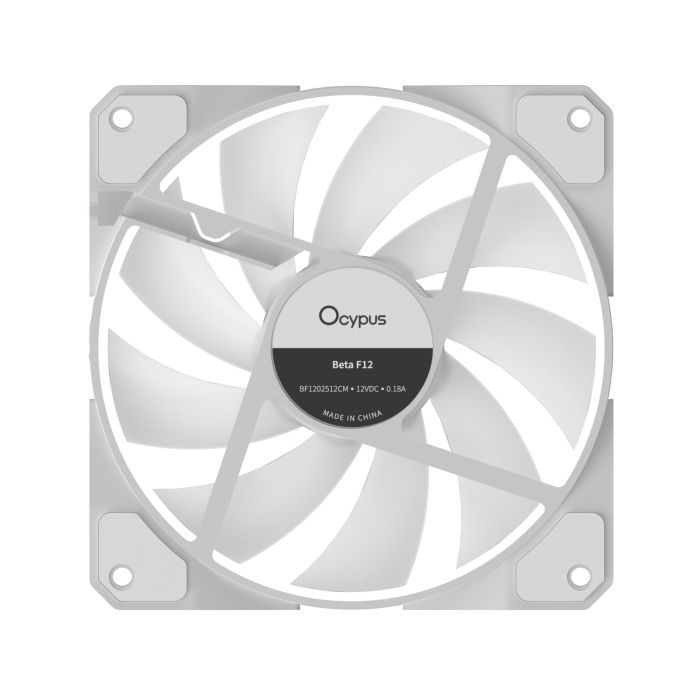 Кулер для корпуса OCYPUS BETA F12 WH ARGB REVERSE BLADE (BETA-F12-WH1AM01X-GL) изображение 6