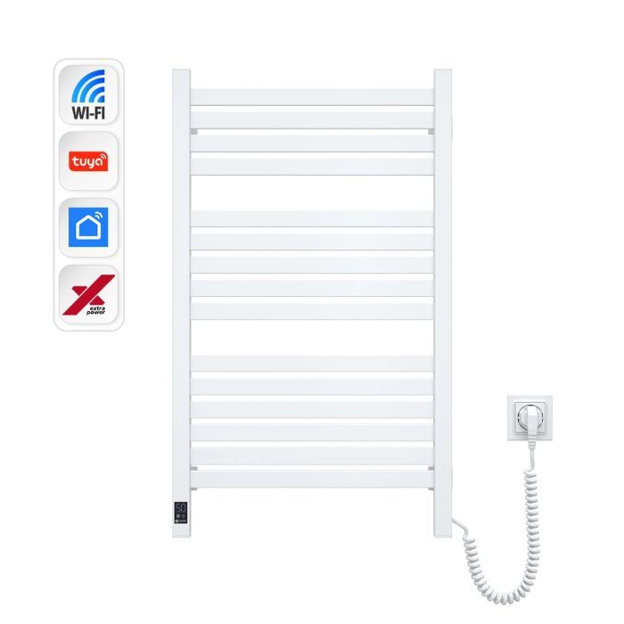 Сушарка для рушників Navin Авангард Х, 800х480, Wi-Fi, білий, правобічна (12-172055-4880)