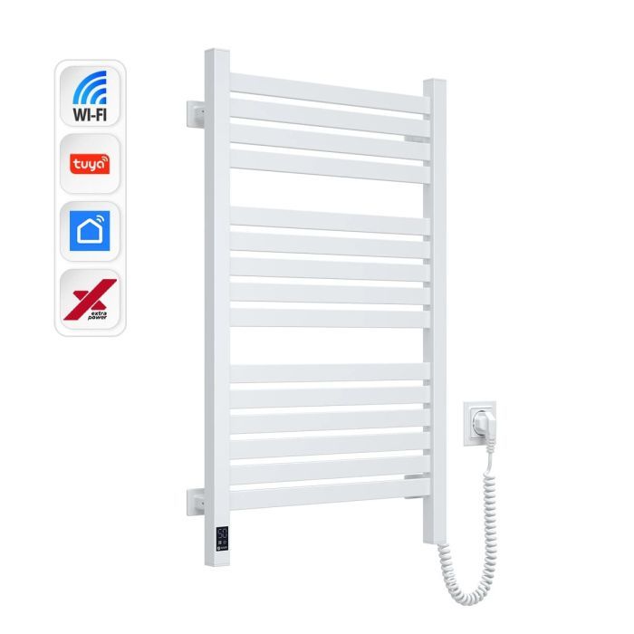 Сушарка для рушників Navin Авангард Х, 800х480, Wi-Fi, білий, правобічна (12-172055-4880) зображення 2