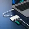 Концентратор J5create USB-C 3-in-1 HDMI + USB + USB-C PD white (JCA399-N) зображення 5