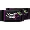 Вологі серветки Smile Чорні з ароматом ожини 50 шт. (4823071670554)