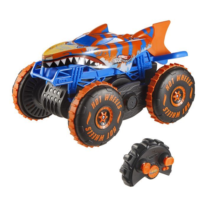 Радиоуправляемая игрушка Hot Wheels Автомодель Monster Trucks Tiger shark climber 1:15 (JFR39)