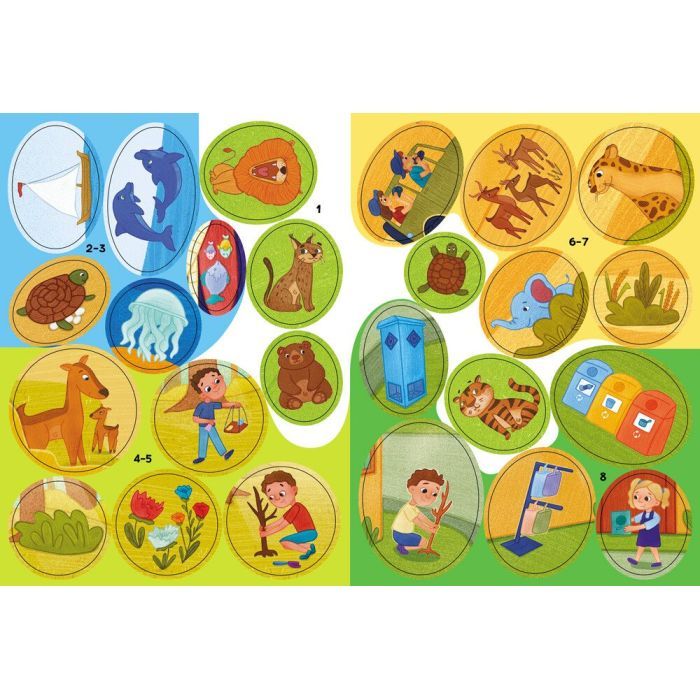 Книга Рятуємо тварин. Наліпки-рятувалки - Анастасія Толмачова Ранок (9789667506773) изображение 5