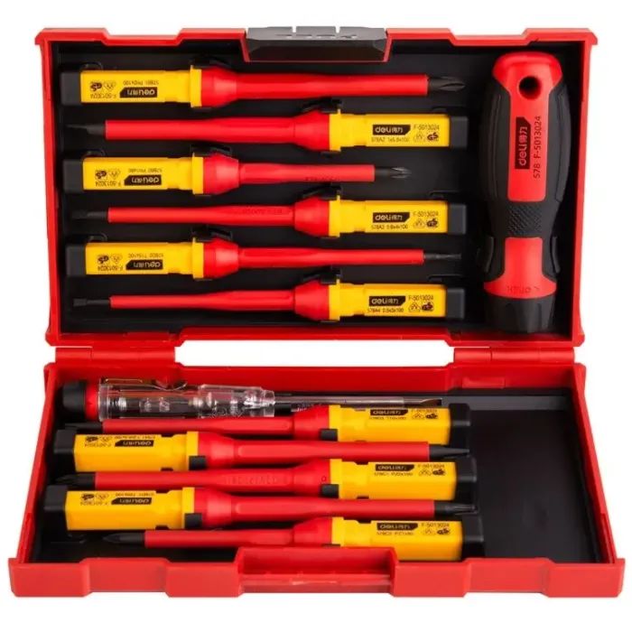 Набір викруток Deli ізольованого 12 шт. (DL510012)