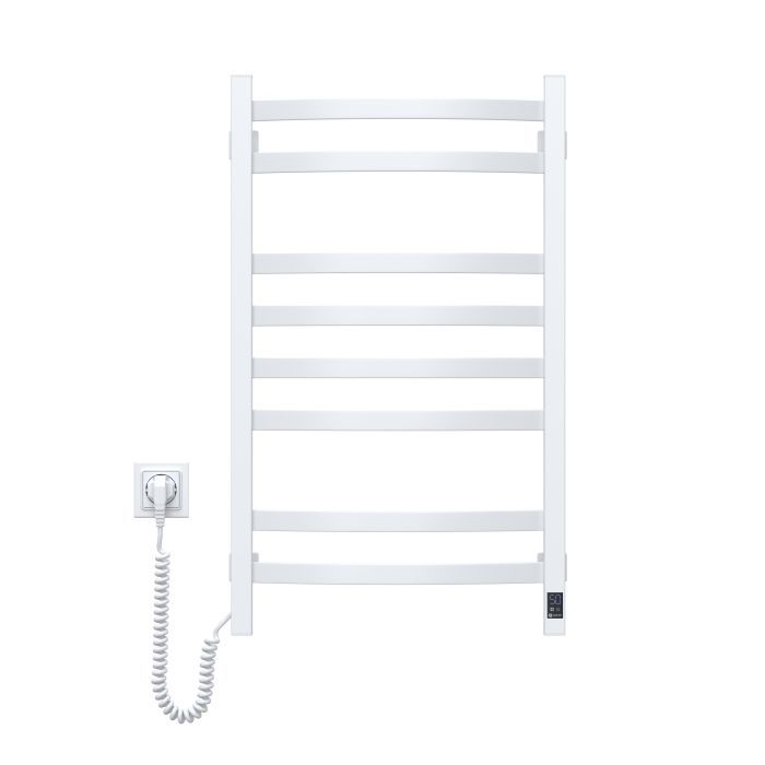 Полотенцесушитель Navin Avalon, 800х480 , таймер-регулятор, сталь, білий, ліве підключення (12-103153-4880) изображение 4