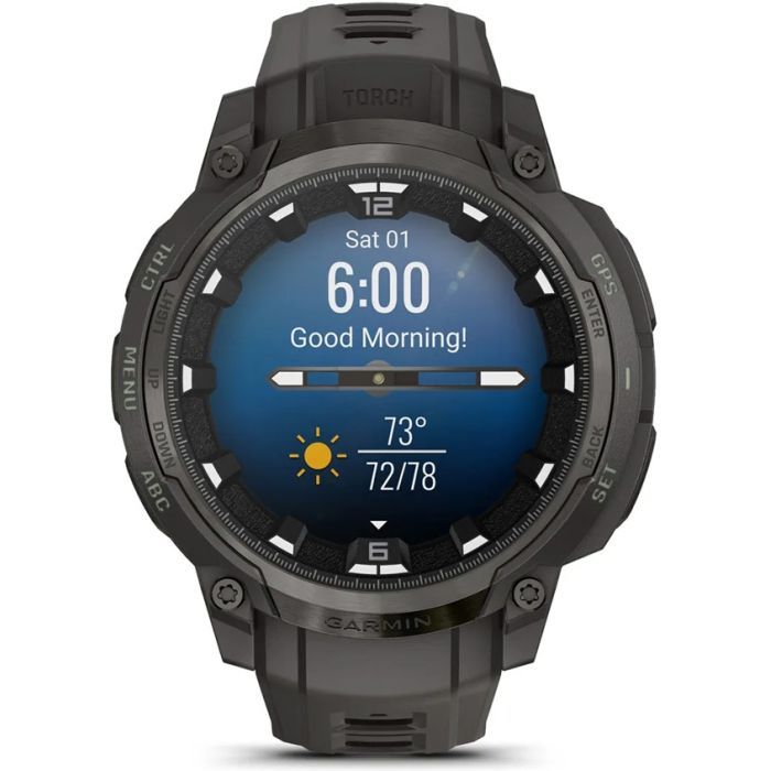Смарт-часы Garmin Instinct Crossover AMOLED, Charcoal Grey/Charcoal Grey, GPS смарт-годинник (010-03398-00) изображение 10