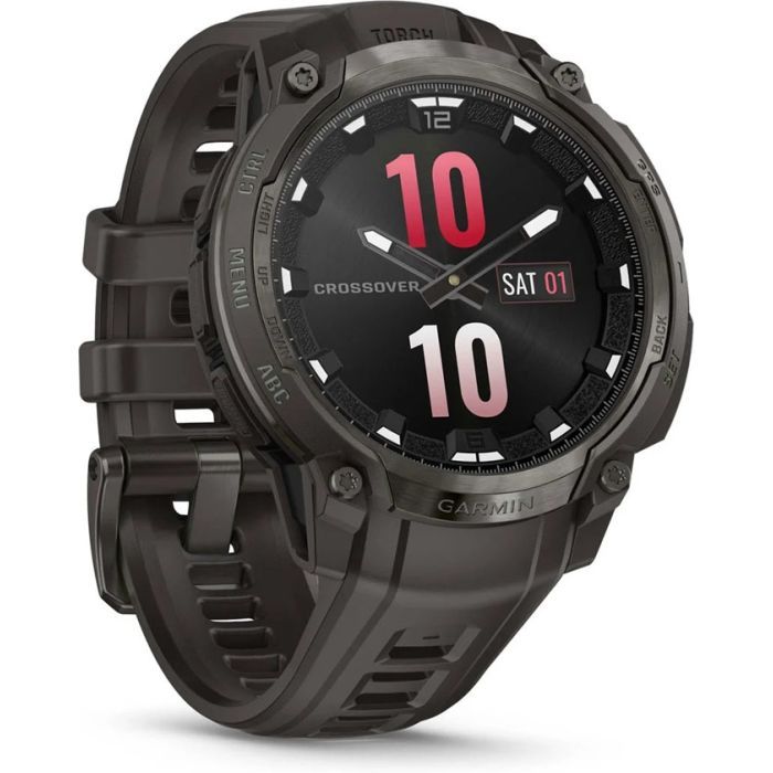 Смарт-часы Garmin Instinct Crossover AMOLED, Charcoal Grey/Charcoal Grey, GPS смарт-годинник (010-03398-00) изображение 3