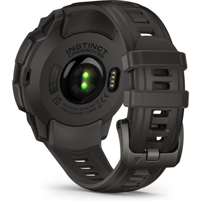 Смарт-часы Garmin Instinct Crossover AMOLED, Charcoal Grey/Charcoal Grey, GPS смарт-годинник (010-03398-00) изображение 6