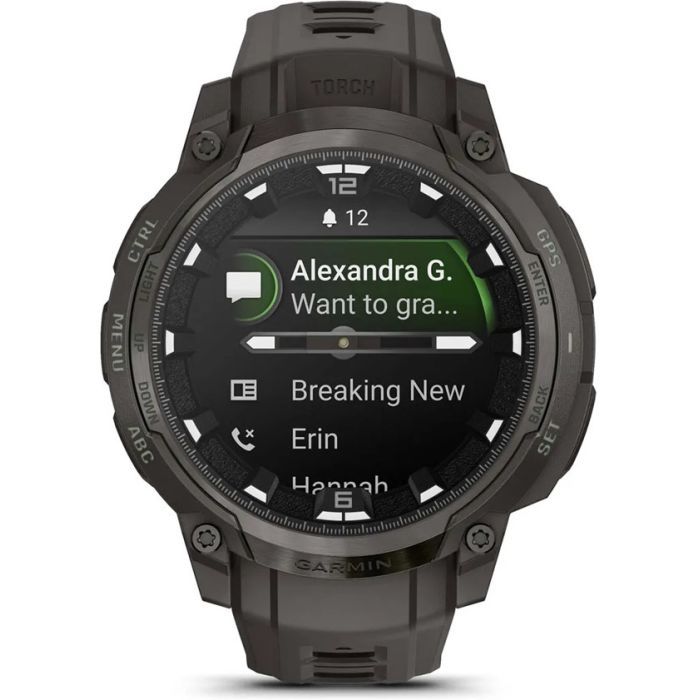 Смарт-часы Garmin Instinct Crossover AMOLED, Charcoal Grey/Charcoal Grey, GPS смарт-годинник (010-03398-00) изображение 8