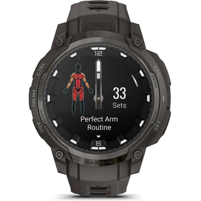 Смарт-часы Garmin Instinct Crossover AMOLED, Charcoal Grey/Charcoal Grey, GPS смарт-годинник (010-03398-00) изображение 9