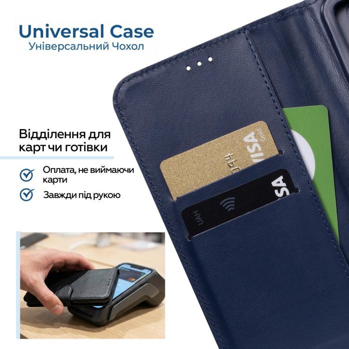 Чехол для мобильного телефона XoKo Book Universal Smartphone 6.0-6.2" Blue (XK-UNCS-BL62) изображение 10