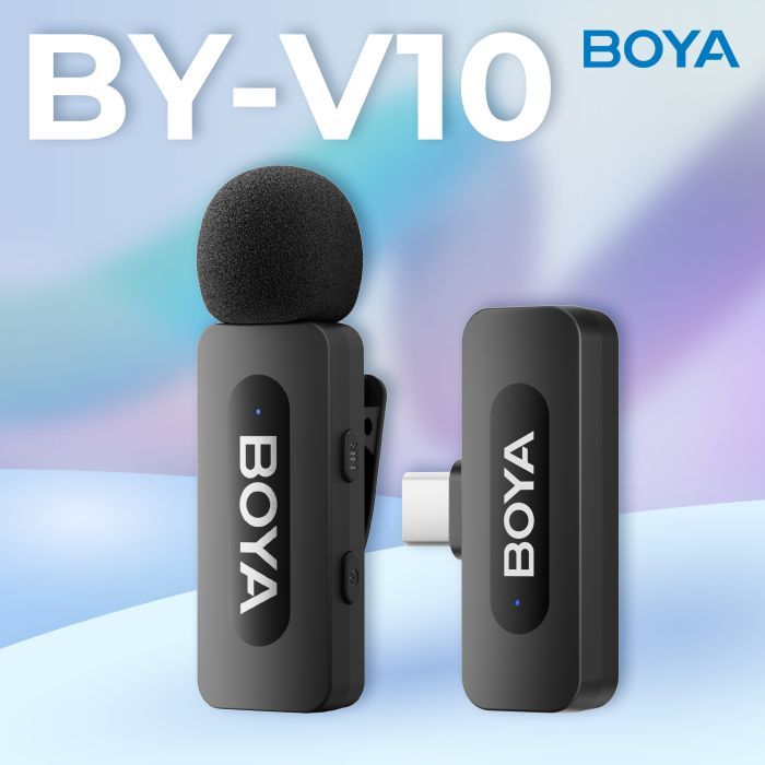 Микрофон Boya BY-V10 Type-C Black (BY-V10) изображение 6