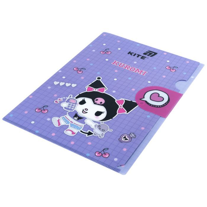 Папка - куточок Kite із клапаном A4 Kuromi (HK25-248-1) зображення 2