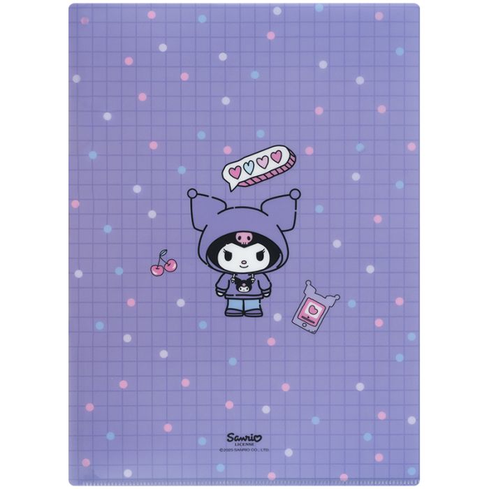 Папка - куточок Kite із клапаном A4 Kuromi (HK25-248-1) зображення 3