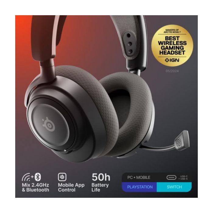 Наушники SteelSeries Arctis Nova 7 Gen 2 Wireless Magenta (61732) изображение 6