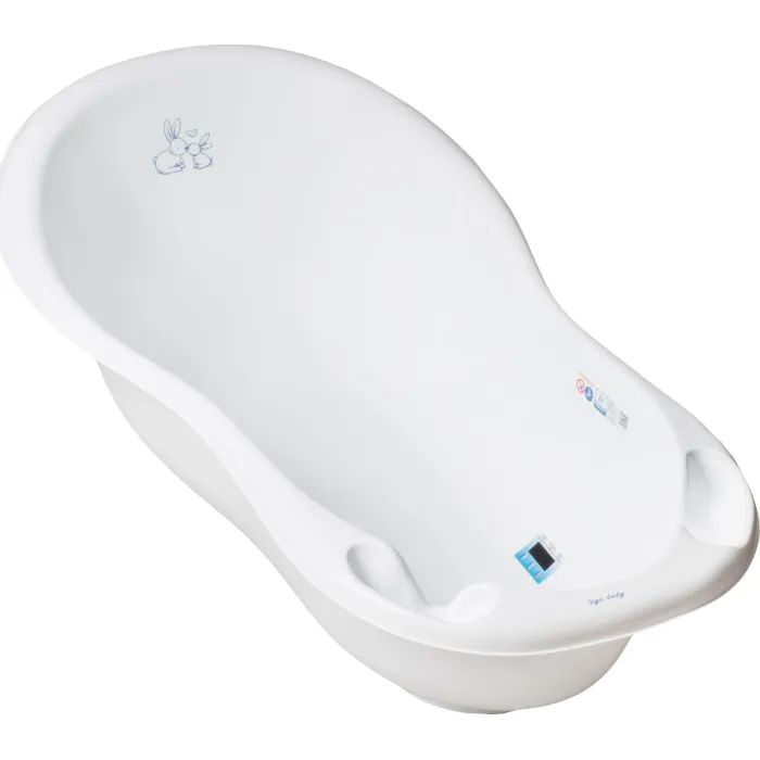 Ванночка Tega Baby зі зливом Bunny 102 см white (KR-005-103)