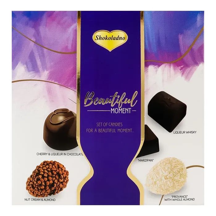 Конфета Shokoladno Прекрасный момент с открыткой-предвидением 225 г (280394)