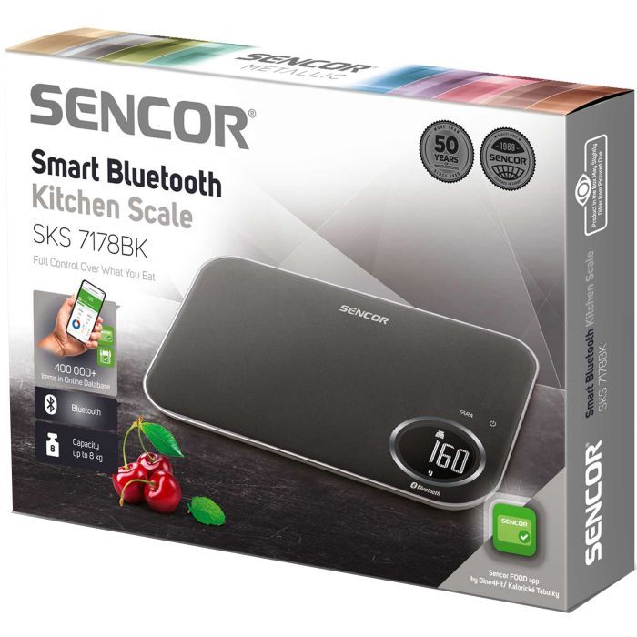Ваги кухонні Sencor SKS7178BK зображення 10
