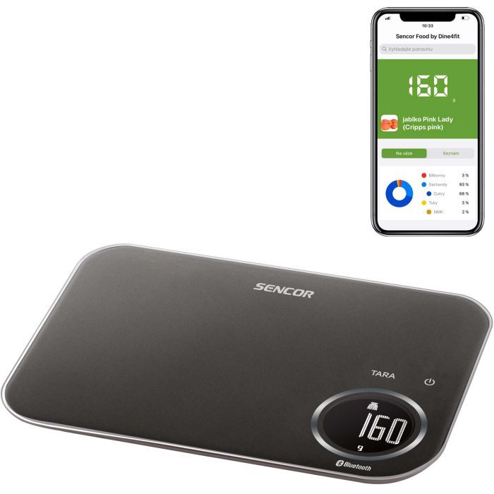 Ваги кухонні Sencor SKS7178BK зображення 8