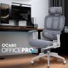 Офісне крісло OfficePro Skyline OC680-W-DG-DG (OC680-W-DG-DG) зображення 7