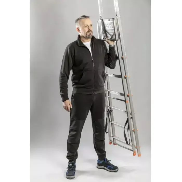 Куртка рабочая Hoegert BREND HT5K438-L 65% хлопок/35% полиэстер черный, L (52) (HT5K438-L) изображение 6