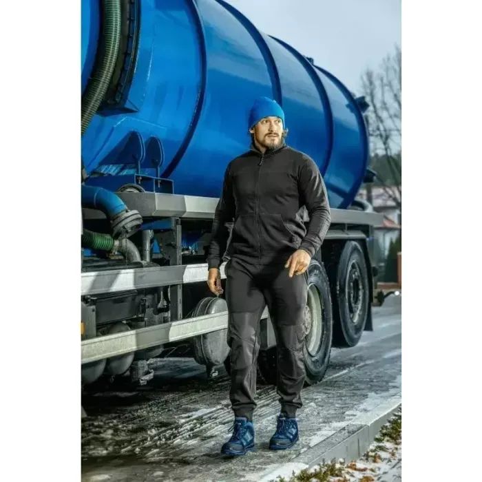 Куртка рабочая Hoegert BREND HT5K438-L 65% хлопок/35% полиэстер черный, L (52) (HT5K438-L) изображение 7