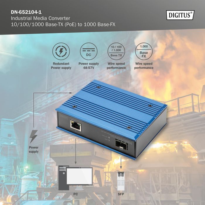 Медіаконвертер Digitus DN-652104-1 зображення 7