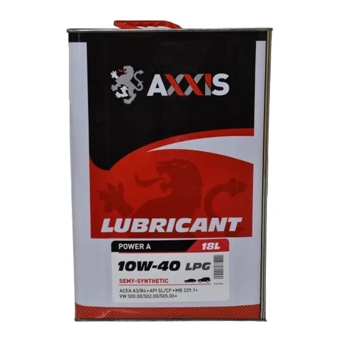 Моторное масло AXXIS 10W-40 LPG Power A 18л (AX-2030)