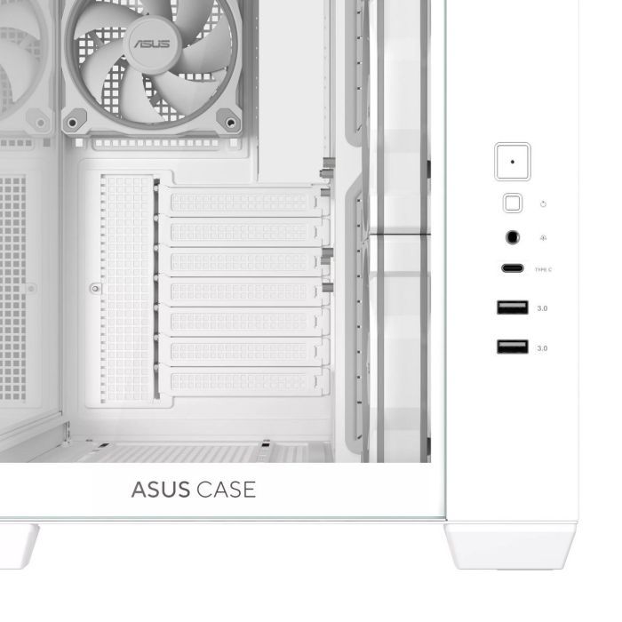 Корпус для ПК ASUS A32 Plus White Tempered Glass (90DC00S3-B19000) изображение 13