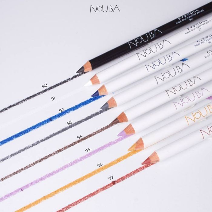 Олівець для очей NoUBA Eyedoll Kajal And Eyeliner Pencil Синій (8010573022929) зображення 4