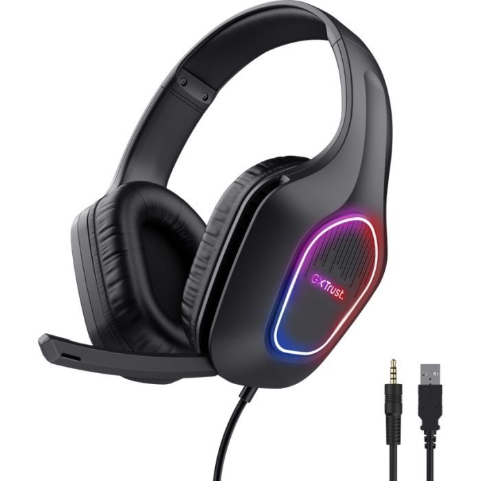 Наушники Trust GXT416 Zirox LED Black (25331) изображение 2