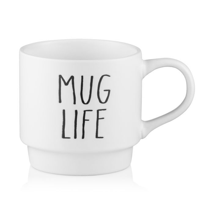 Набор чашек Ardesto 320мл, 4шт, кераміка, метал, білий (AR3095S) изображение 6