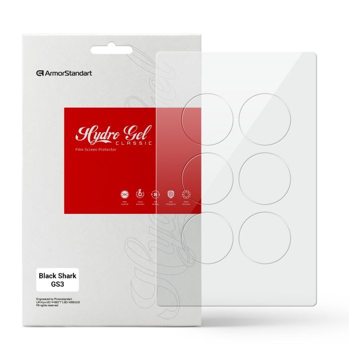 Плівка захисна Armorstandart hydrogel Black Shark GS3 6 pcs (ARM90854)